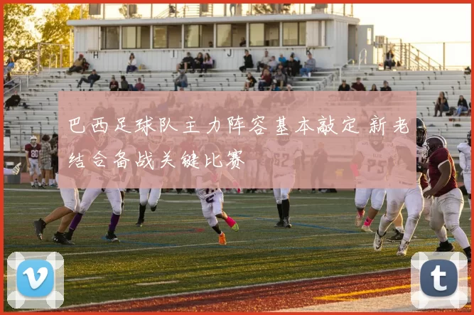 巴西足球队主力阵容基本敲定 新老结合备战关键比赛